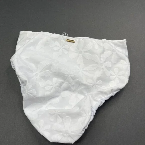 Kenny Flowers The Santorini Floral Jacquard High Waist Bikini Bottom NWT - Picture 5 of 7